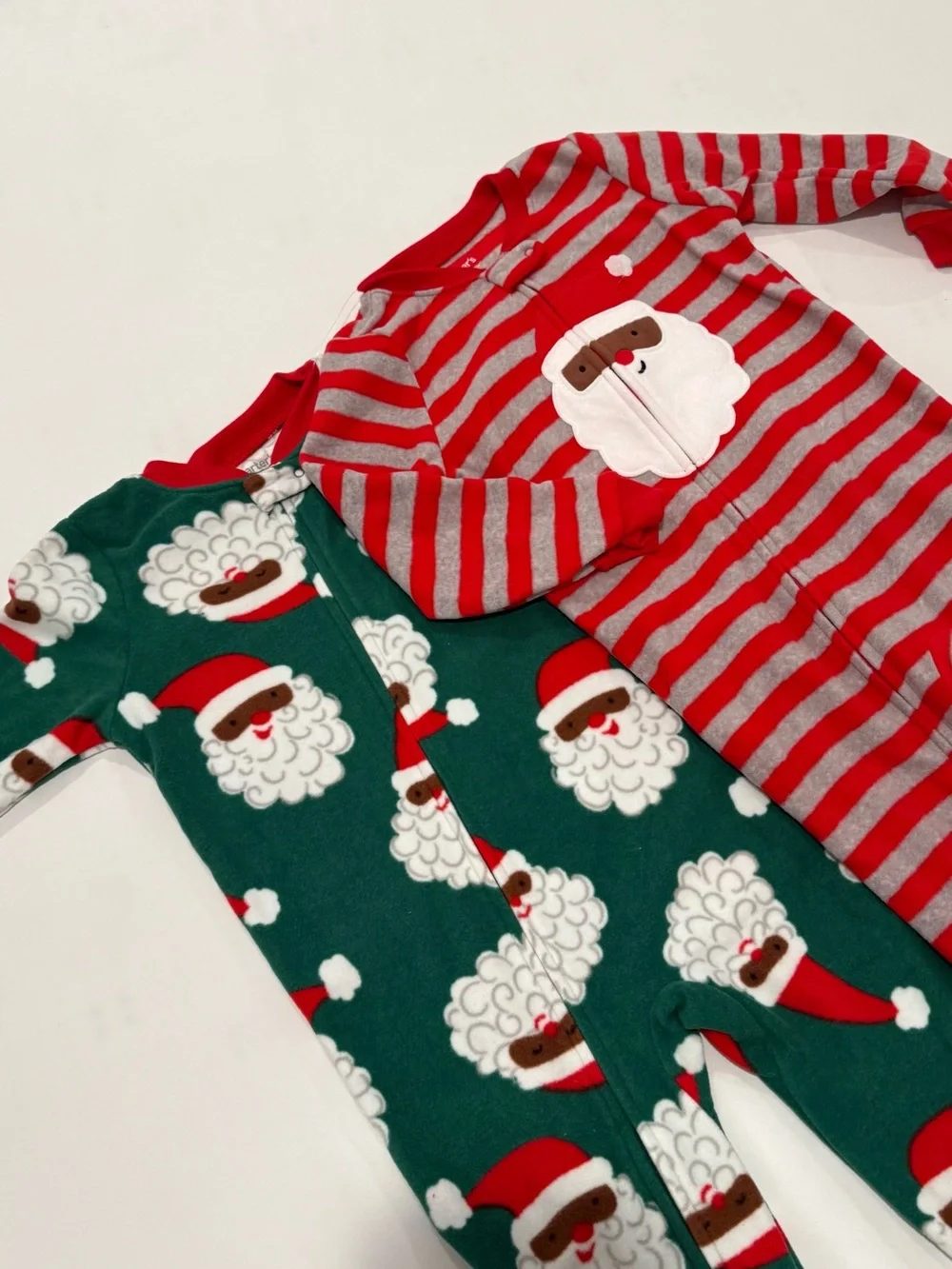 Carter's Santa Fleece Footed Pajama Set